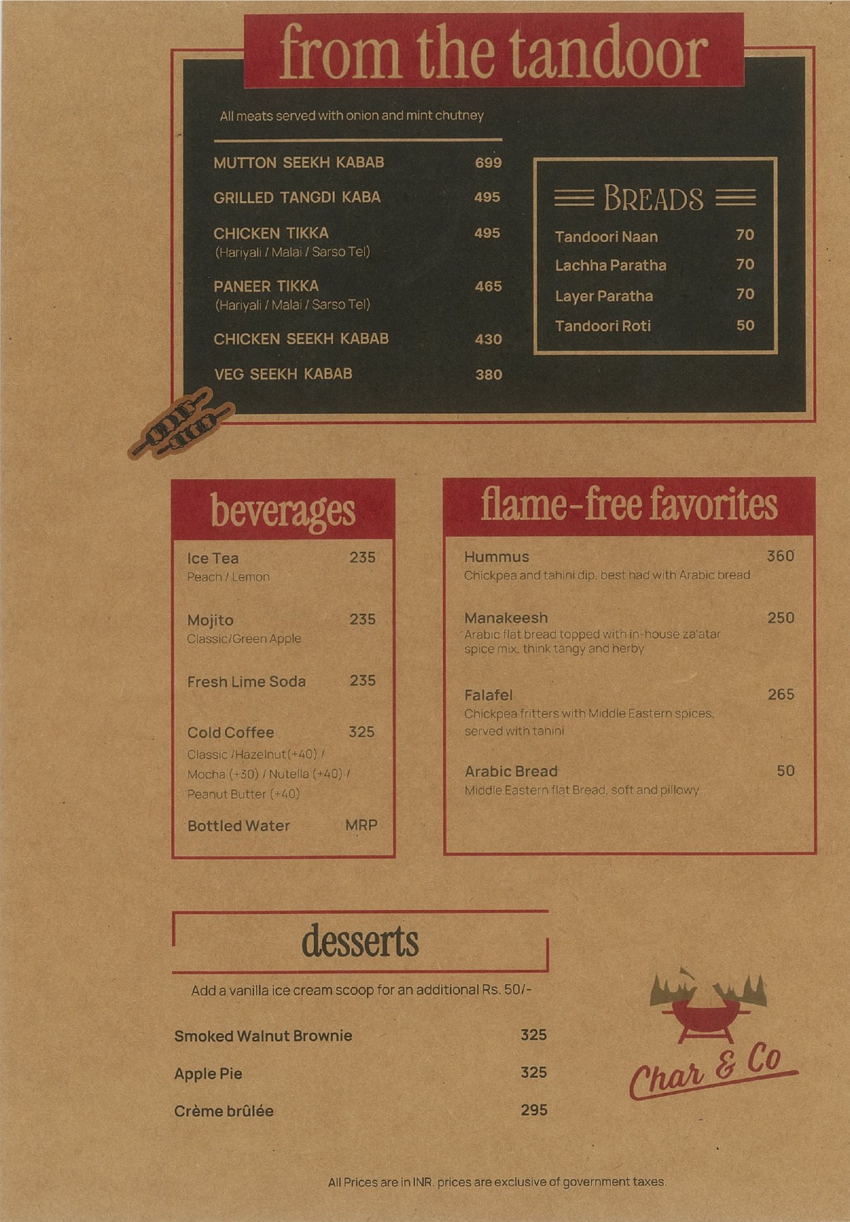 Menu page 3