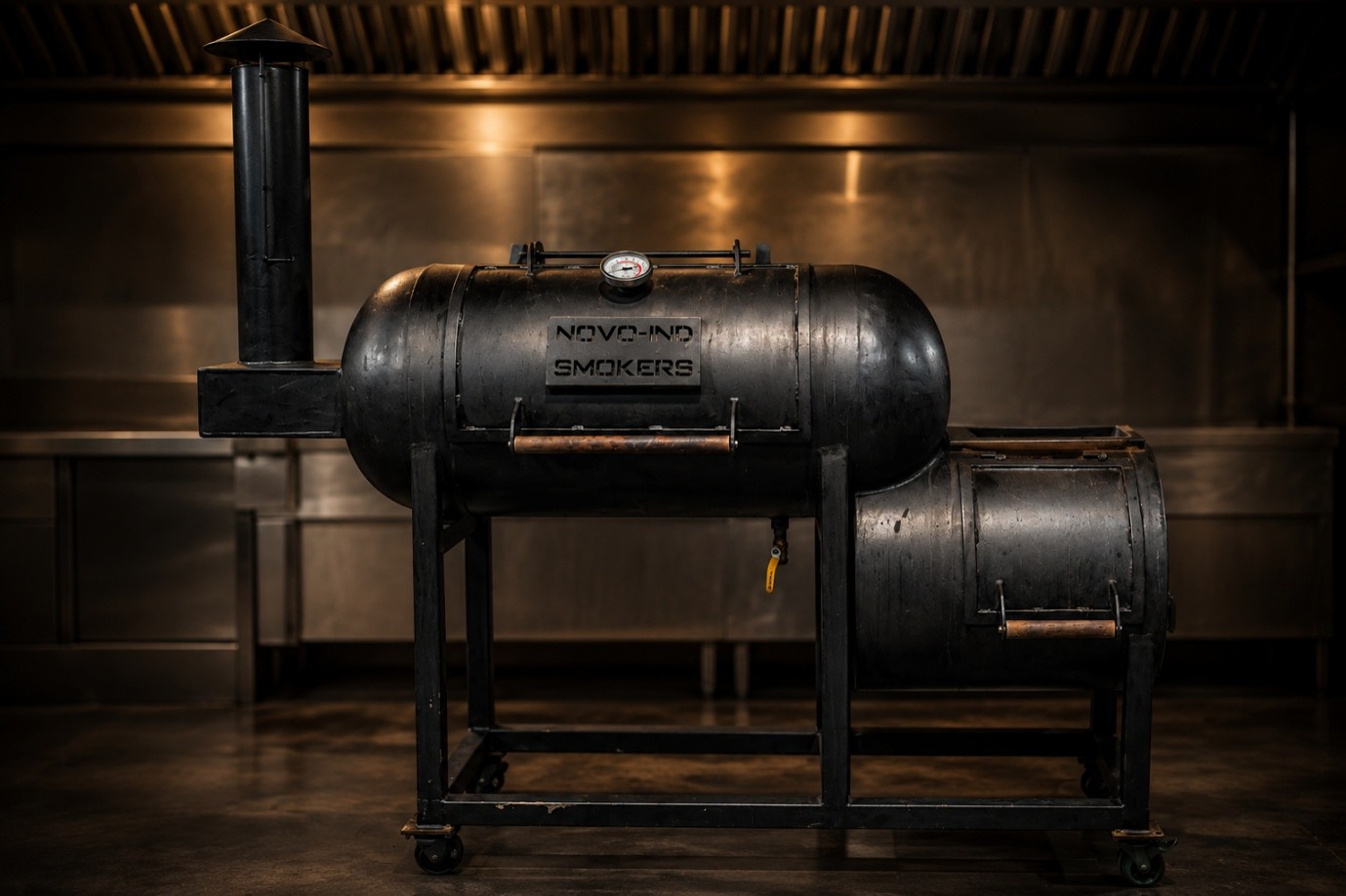 The offset smoker at Char & Co
